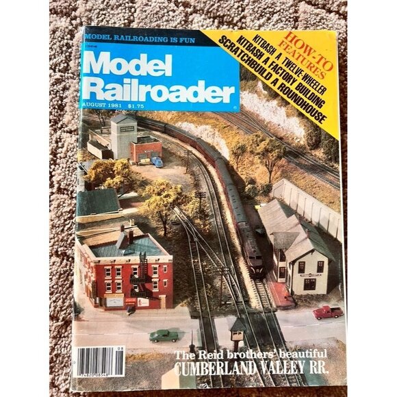 Vintage Model Railroader Magazines Lot of 6 Issues  JAN FEB MAR APR AUG DEC 1981 - Picture 10 of 13